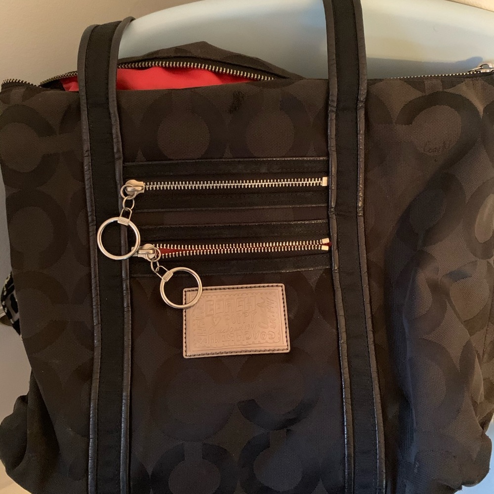 Black coach bag